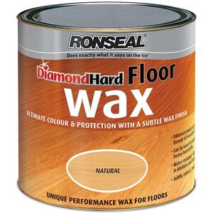 Ronseal Diamond Hard Floor Wax Natural Oak 2.5 litre RSLDHFWNO25L