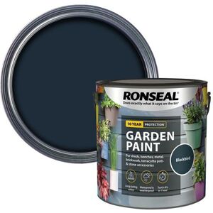 Ronseal - Garden Paint Blackbird 2.5 litre RSLGPBLKB25L