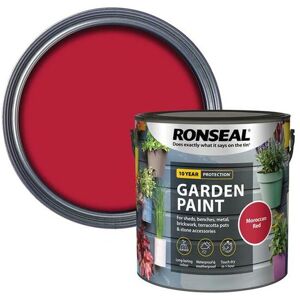 Ronseal - 39445 Garden Paint Moroccan Red 2.5 litre RSLGPMR25L