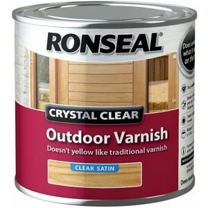 TBC Crystal Clear Outdoor Varnish Satin 250ml RSLCCODVS250