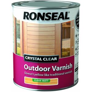 TBC Crystal Clear Outdoor Varnish Matt 750ml RSLCCODVM750