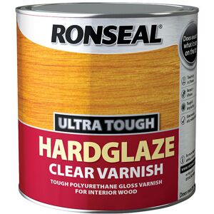 Ronseal - 09008 Ultra Tough Hardglaze Internal Clear Gloss Varnish 250ml RSLUTVHG250