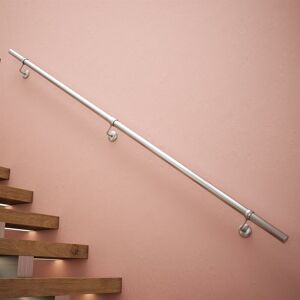 Brushed Stair Hand Rail Kit 2.4M - Rothley