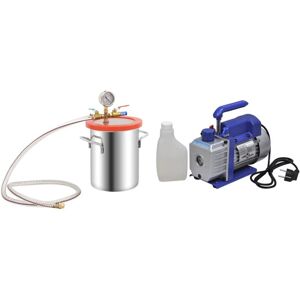 Berkfield Home - Royalton Vacuum Chamber with Single-stage Pump 5.5 l