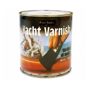 Polyurethane Varnish & Stain Gloss Walnut 500ml RUSPVGW500 - Walnut - Rustins
