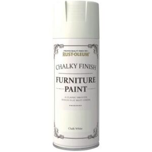 Rust-oleum - Chalk Chalky Furniture Paint - Chalk White - 400ml Areosol - Chalk White