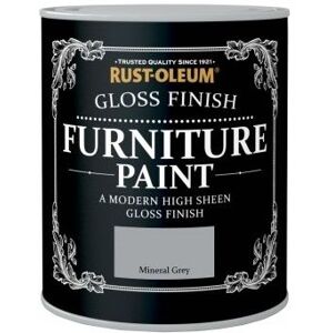 Rust-oleum - Gloss Furniture Paint - Mineral Grey - 750ML - Mineral Grey