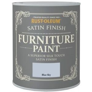 Rust-oleum - Satin Furniture Paint - Blue Sky - 750ML - Blue Sky