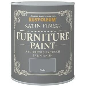 Rust-oleum - Satin Furniture Paint - Slate - 750ML - Slate