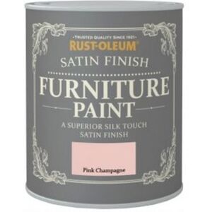 Rust-oleum - Satin Furniture Paint - Pink Champagne - 750ML - Pink Champagne