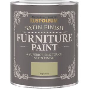 Rust-oleum - Satin Furniture Paint - Sage Green - 750ML - Sage Green