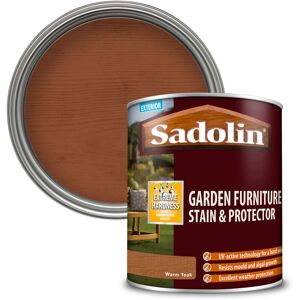 Sadolin - Garden Furniture Stain and Protect - Warm Teak - 1L - Warm Teak