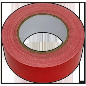 Sealey - Duct Tape 50mm x 50m Red - Red