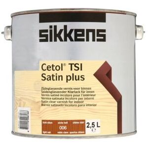 Cetol tsi Satin Plus Woodstain Paint - 2.5 Litre - Colourless (003) - Colourless - Sikkens