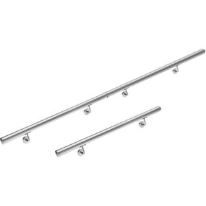 monzana Stair Hand Rail Stainless Steel Railing Staircase Hallway V2A 80-600cm Bannister 300cm (de)