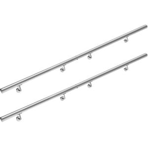 monzana Stair Hand Rail Stainless Steel Railing Staircase Hallway V2A 80-600cm Bannister 400cm (de)