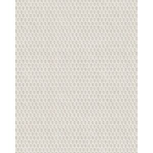 Ton-sur-ton wallpaper wall Profhome DE120032-DI hot embossed non-woven wallpaper embossed Ton-sur-ton shiny white 5.33 m2 (57 ft2) - white