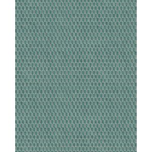 Ton-sur-ton wallpaper wall Profhome DE120038-DI hot embossed non-woven wallpaper embossed Ton-sur-ton shiny green silver 5.33 m2 (57 ft2) - green