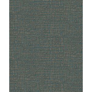 Profhome - Ton-sur-ton wallpaper wall DE120106-DI hot embossed non-woven wallpaper embossed Ton-sur-ton matt blue teal bronze 5.33 m2 (57 ft2) - blue