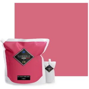 Barbouille - Two-component epoxy gloss paint/resin For tiles, earthenware, laminates, pvc - 3kg - Pink Ex fan des 60's