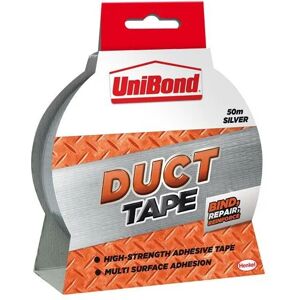 Unibond - 2675777 Duct Tape 50mm x 50m Silver UNI1405197