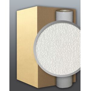 Vinyl wallpaper wall white Edem 206-40 deco textured blown 1 carton 9 rolls 71 sqm (764 sq ft) - white