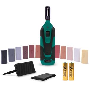 Vonroc - Repair kit for laminate & wood – Incl. 11 mixable colours and batteries