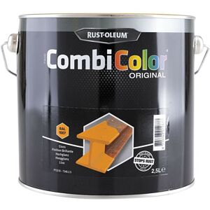 Rust-oleum - 7348 Combicolor Safety Yellow Metal Paint - 2.5LTR - Yellow