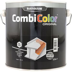 Rust-oleum - 7381 Combicolor Light Grey Metal Paint - 2.5LTR - Grey