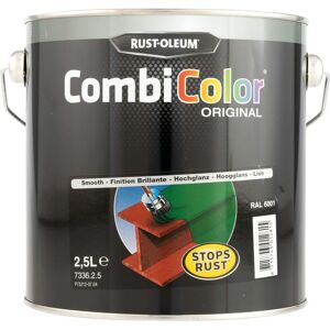 Rust-oleum - 7336 Combicolor Emerald Green Metal Paint - 2.5LTR - Green