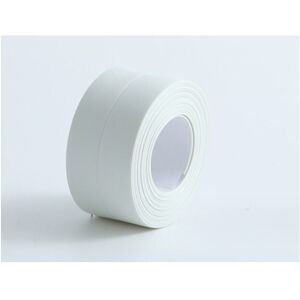 Linghhang - 2pcs White)Soft Skirting Board - End Strip for Kitchen and Bathroom 38mm 3.2m, Self Adhesive Seal, Flexible Folding Strip, Sealing Gasket