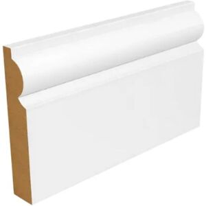 Marlborough - pack of 10 (Total 10 Units) - 18mm mdf Torus Skirting 18mm x 169mm x 4200mm