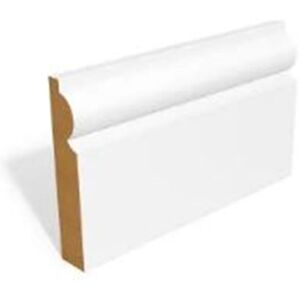 Marlborough - pack of 20 (Total 20 Units) - 18mm Torus Skirting - 18mm x 144mm - 4200mm