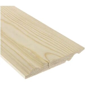 Marlborough - pack of 20 (Total 20 Units) - 20.5mm fsc Redwood Torus/Ogee Skirting 25 x 150mm (act size 20.5mm x 145mm) x 3600mm
