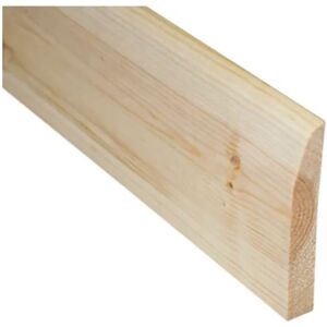 Marlborough - pack of 5 (Total 5 Units) - 14.5mm Redwood Chamfered & Rounded Architrave 19mm x 75mm (act size 14.5mm x 70mm)x 4800mm