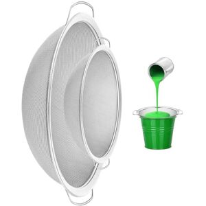Tlily - Paint Strainer 60 Mesh Stainless Steel Lotion Honey Funnel Fits 4.2 Gallon Bucket c