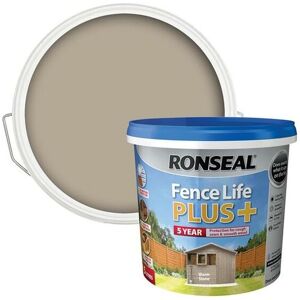 Fence Life Plus+ Warm Stone 5 litre RSLFLPPWS5L - Ronseal
