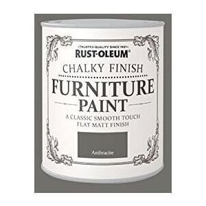 Chalk Chalky Furniture Paint Anthracite 750ml - Rust-oleum