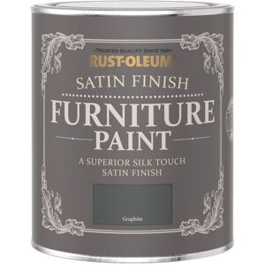 Satin Furniture Paint - Graphite - 750ML - Rust-oleum