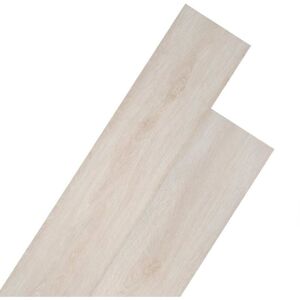 Self-adhesive pvc Flooring Planks 5.02m² 2mm Oak Classic White Vidaxl