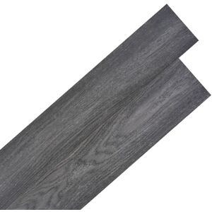 Self-adhesive pvc Flooring Planks 5.02 m² 2 mm Black and White Vidaxl
