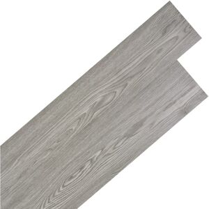 Self-adhesive PVC Flooring Planks 5.02 m² 2 mm Dark Grey vidaXL