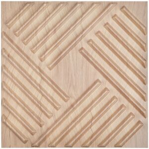 Vevor - 3D Wall Panels, 12-Pack 19.7 x 19.7 in pvc Modern Art Minimalist Salt Tiles, 32 Sq.Ft Coverage Accent Wall Panel, Interior Home Decor for