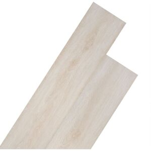 Self-adhesive pvc Flooring Planks 5.21 m 2 mm Oak Classic White Vidaxl