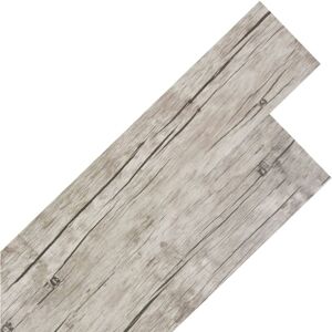 Self-adhesive pvc Flooring Planks 5.21 m 2 mm Oak Washed Vidaxl