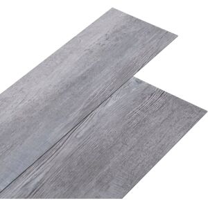 Self-adhesive pvc Flooring Planks 5.21 m 2 mm Matt Wood Grey Vidaxl