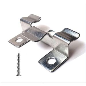 WOIYIC 100pcs Composite Decking Clips with Stainless Steel Screws (Height 1cm)- WOIYIC 100pcs Composite Decking Clips with Stainless Steel Screws (Height 1cm)-
