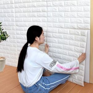 20 Pcs 3D Wall Panels Self Adhesive Wall Tiles Waterproof Brick Wallpaper PE Foam DIY Wall Stickers for Kitchen Living Room Bedroom 77 X 70 cm 20 Pcs 3D Wall Panels Self Adhesive Wall Tiles Waterproof Brick Wallpaper PE Foam DIY Wall Stickers for Kitchen Living Room Bedroom 77 X 70 cm