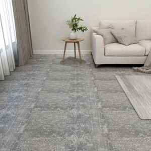 vidaXL 20 Self-adhesive PVC Flooring Planks - Grey Concrete - 1.86m² vidaXL 20 Self-adhesive PVC Flooring Planks - Grey Concrete - 1.86m²