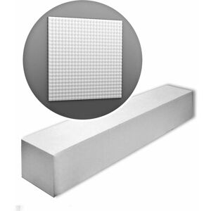 Decor W117-box modern SLOPE1 Box 5 pieces 3d wall panel contemporary design white 5 m2 - Orac Decor W117-box modern SLOPE1 Box 5 pieces 3d wall panel contemporary design white 5 m2 - Orac